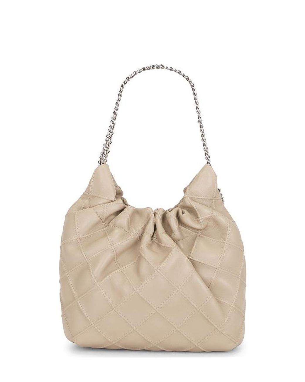 Tory Burch White Fleming Mini Hobo Bag