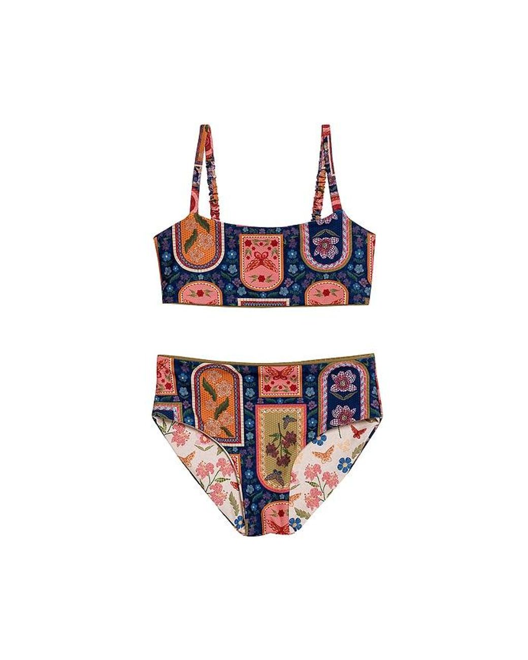 Agua Bendita Multicolor Sky Fiore Bikini Set