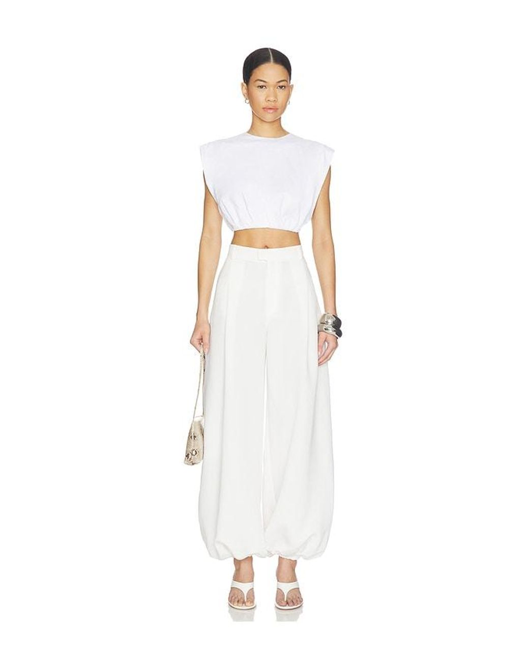 NonChalant Label White Lexi Pant