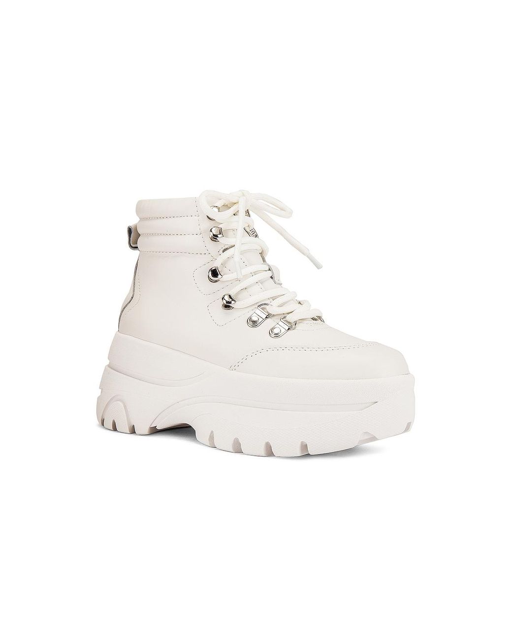 steve madden white husky boots