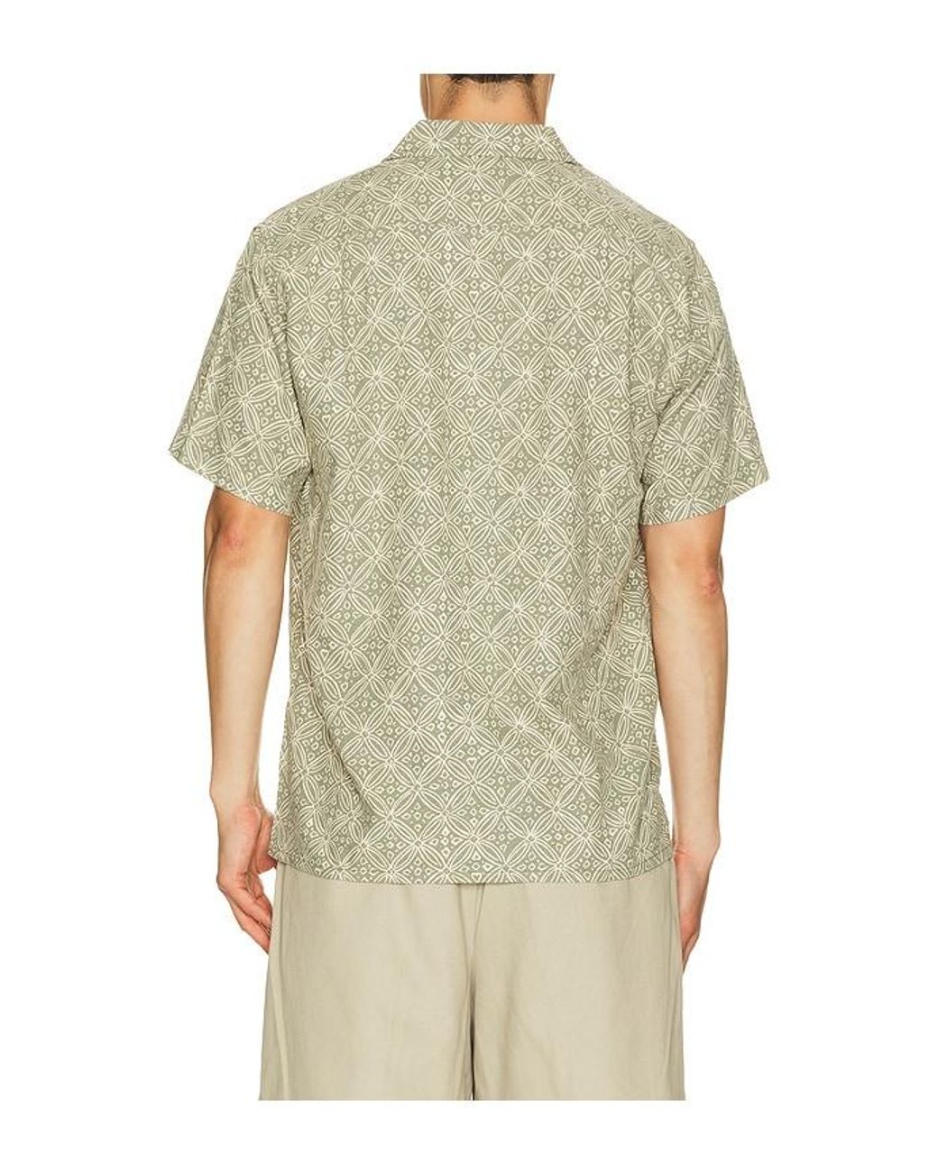 Rhythm Green Java Shirt for men