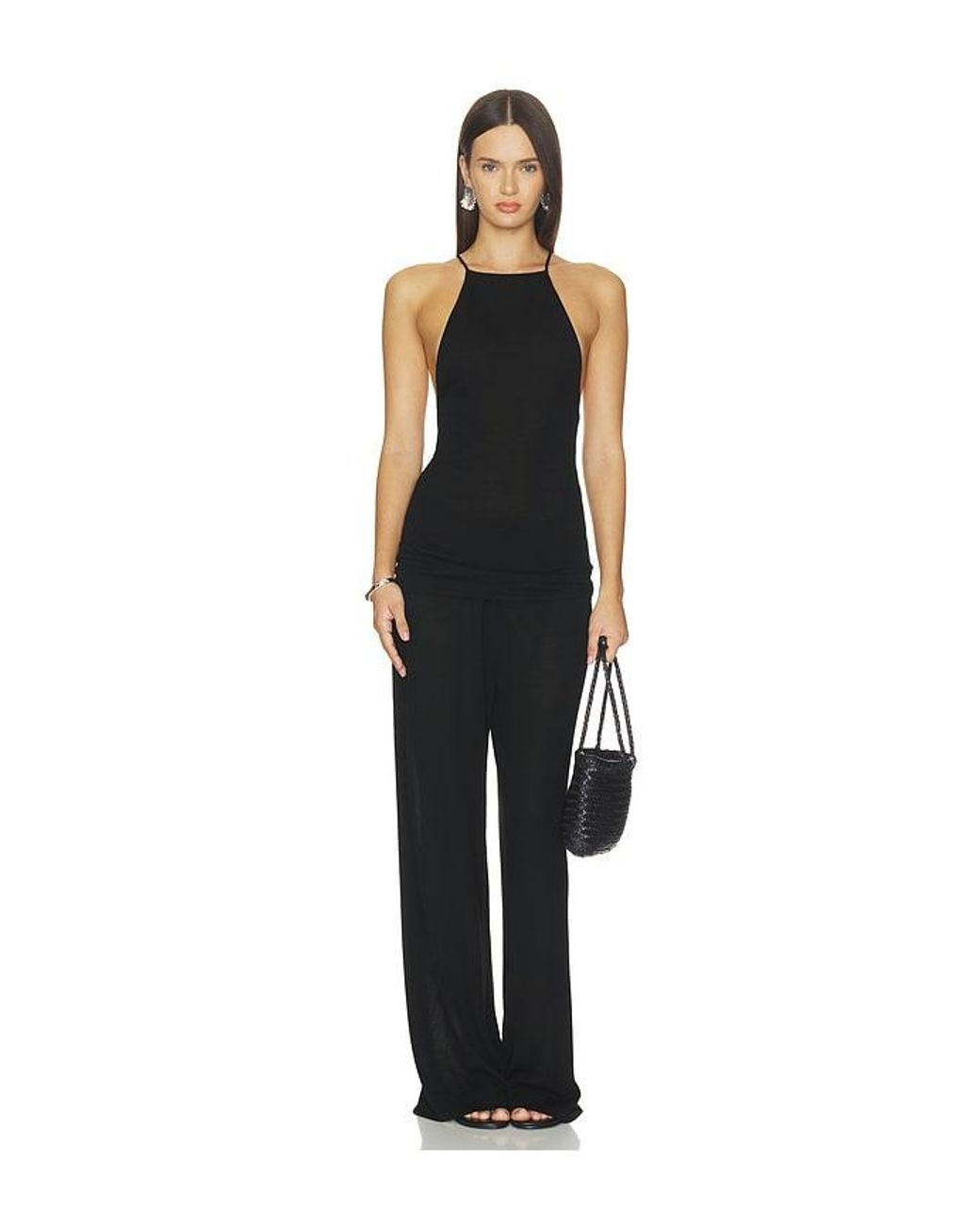 SRG Black Finlay Knit Pant
