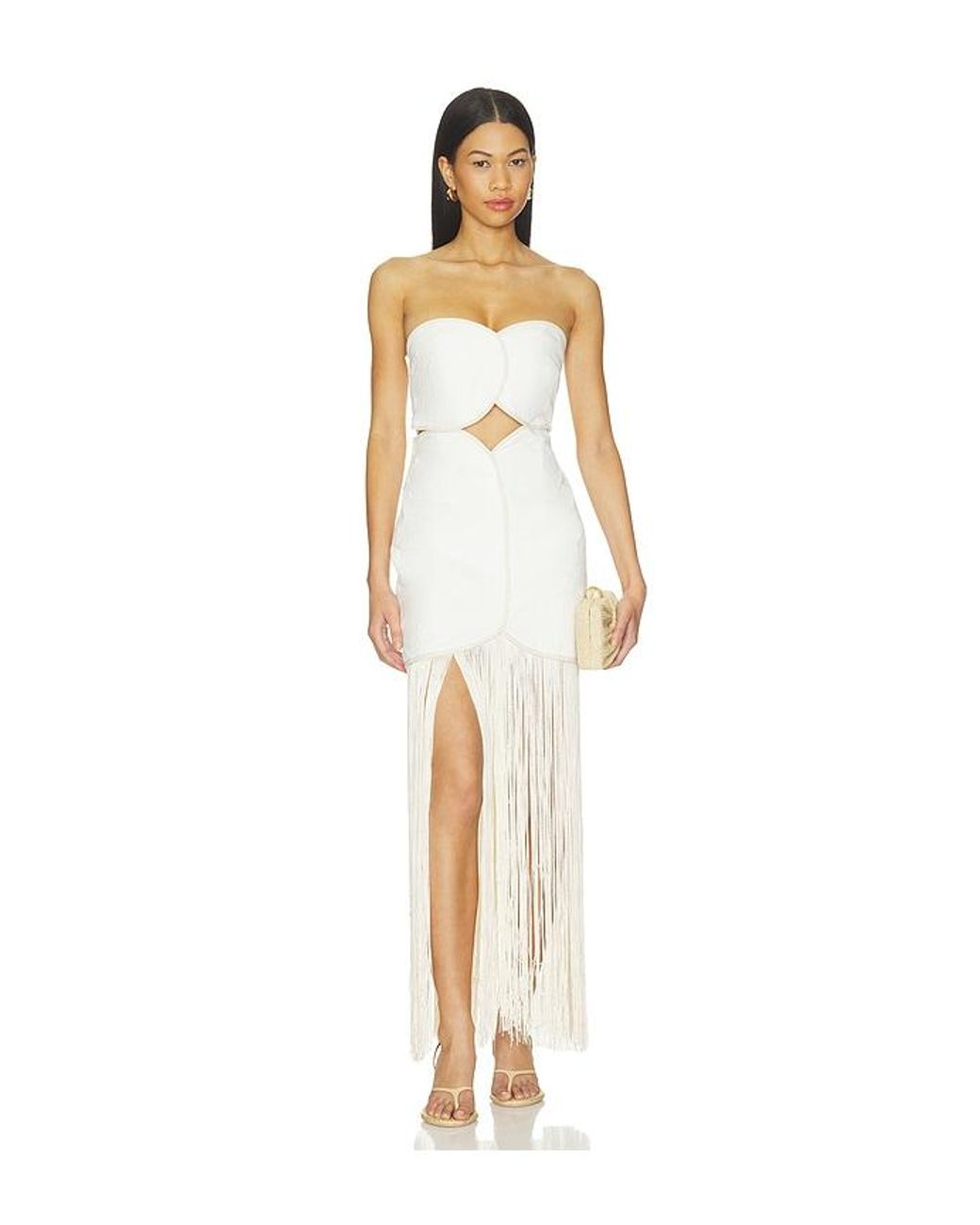 AZULU White Joaquina Dress