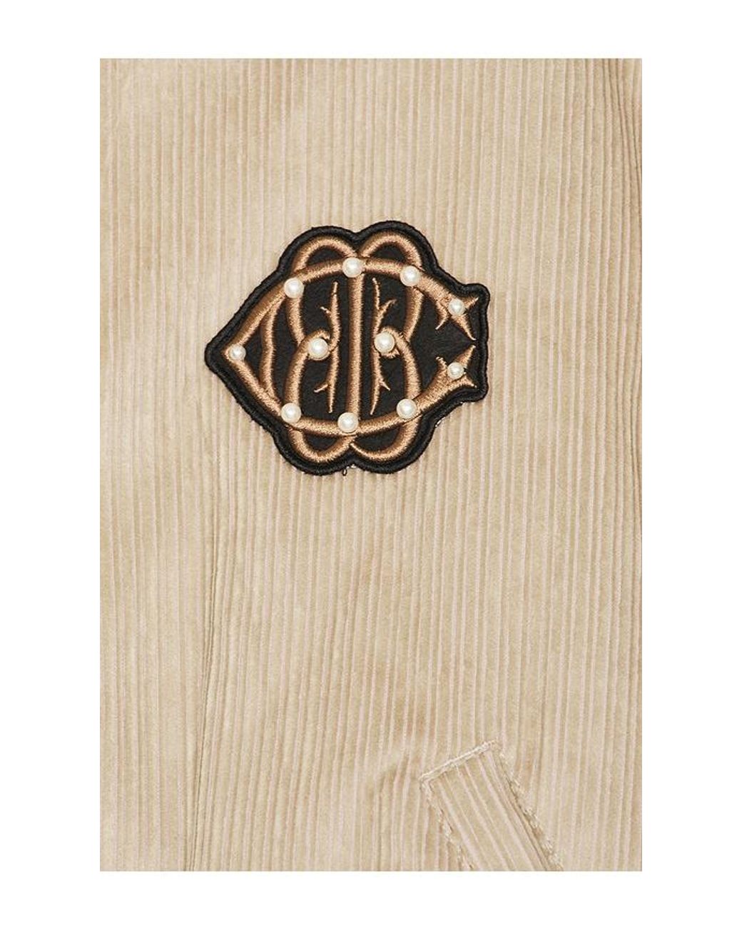 BIRTH OF ROYAL CHILD Brown Corduroy Castle Jacket for men