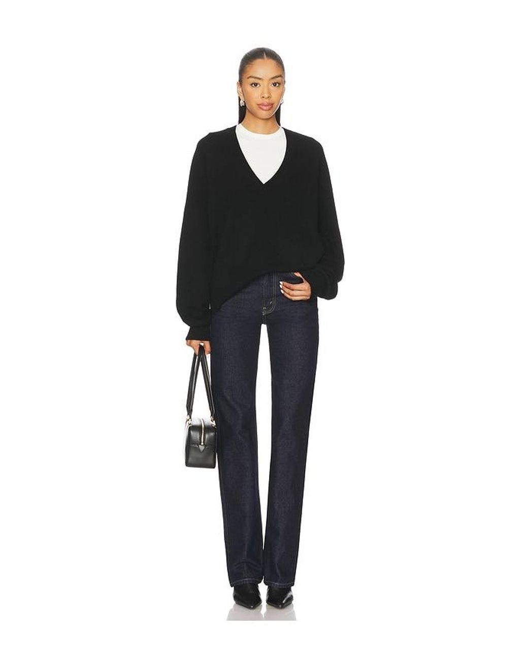 Nili Lotan Black Feron Sweater