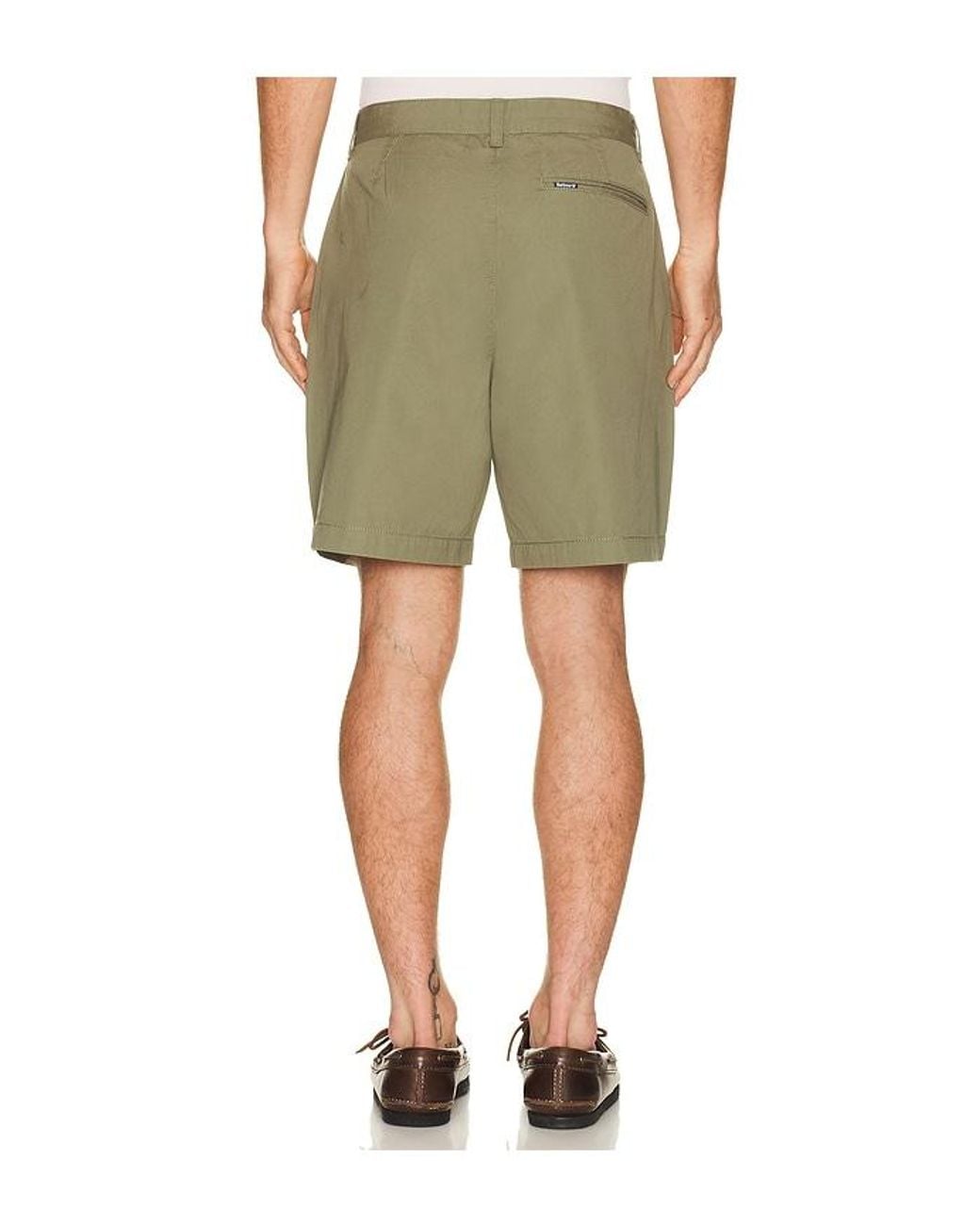Barbour Green Sherburn Cotton Short for men