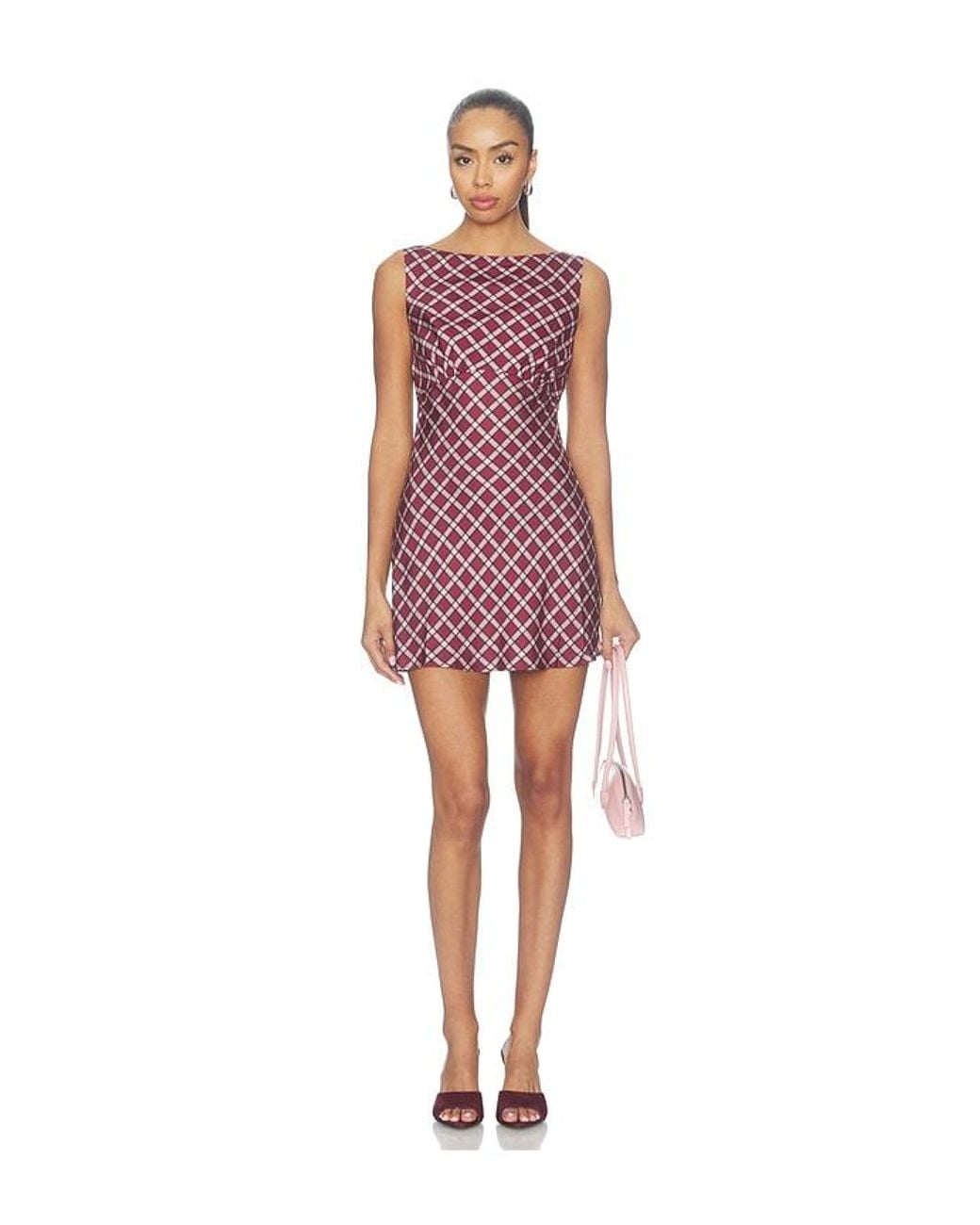 Tularosa Red Margo Mini Dress