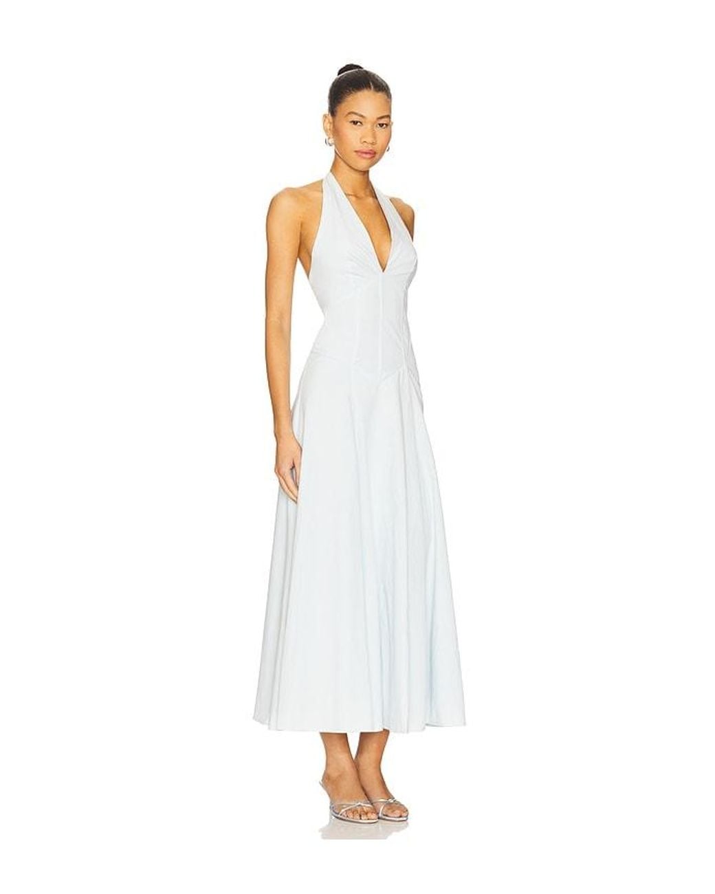 SNDY'S White Talassa Maxi Dress