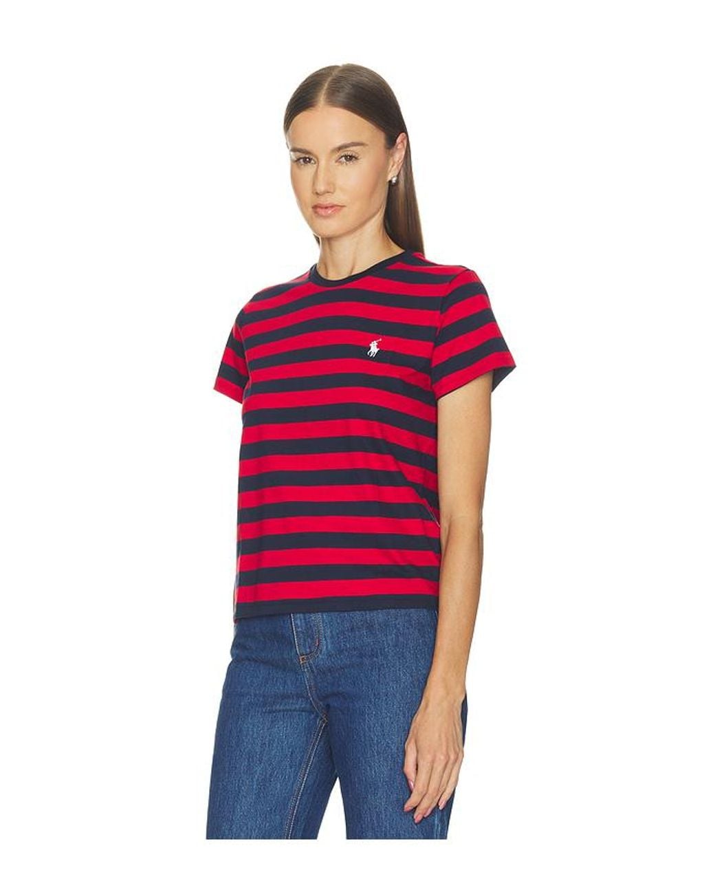 Polo Ralph Lauren Red Cotton Jersey Short Sleeve Crew Neck T-Shirt