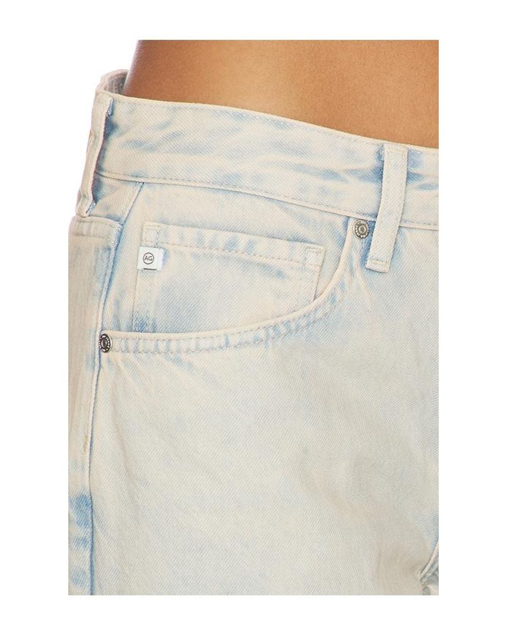 AG Jeans White Adria Wide Leg Jean