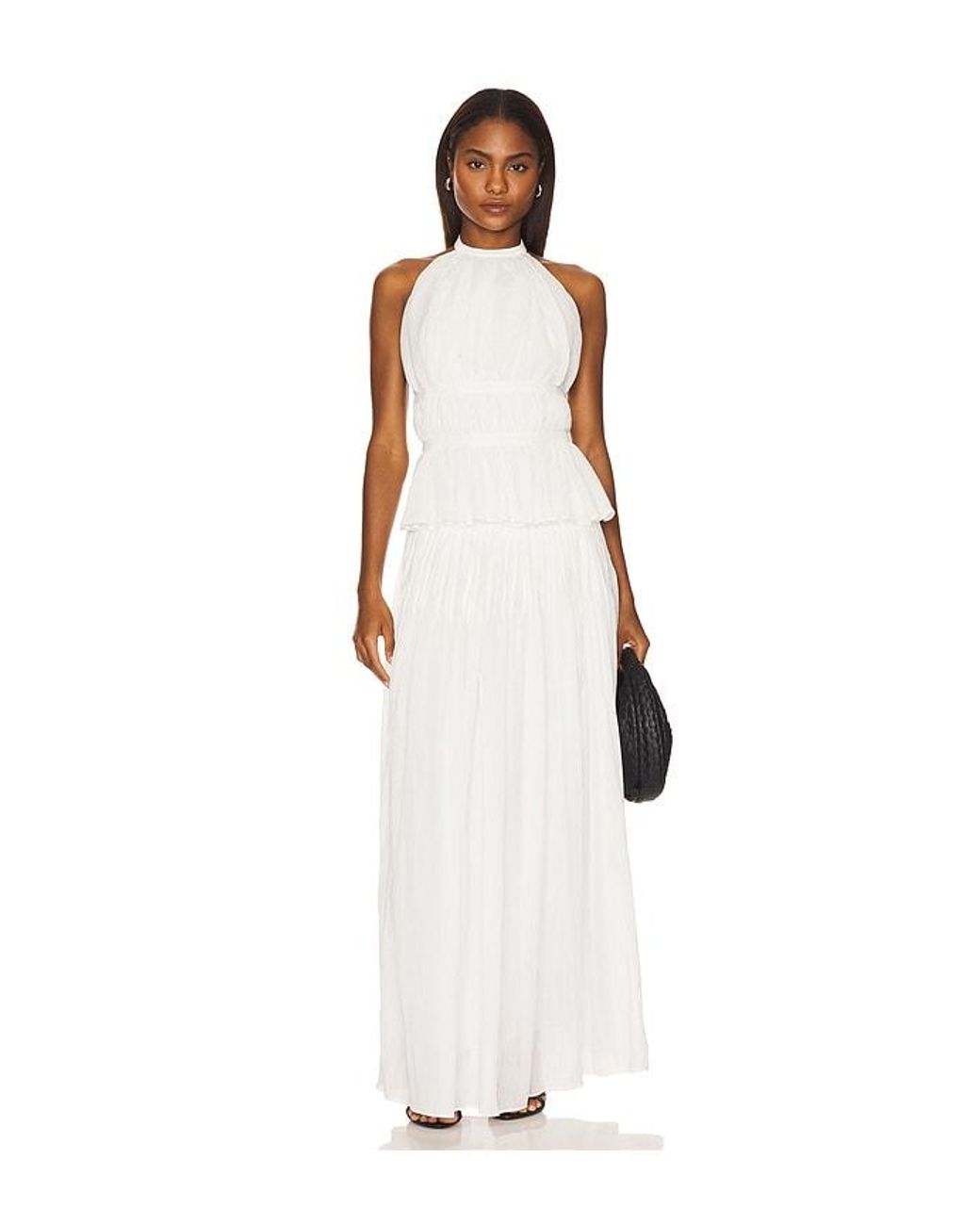 Tularosa White Maxikleid