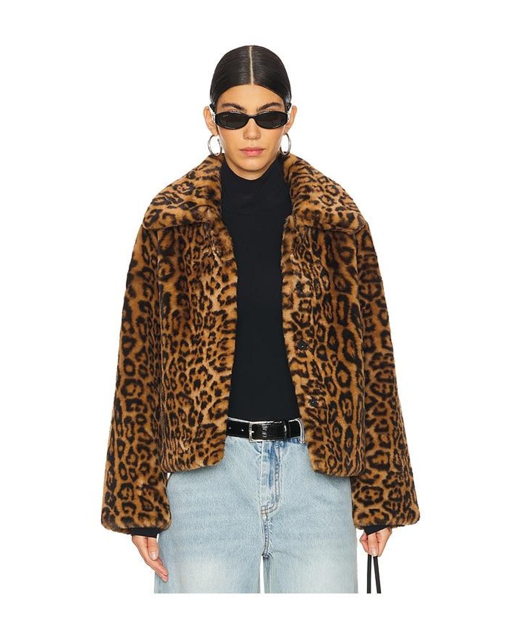 Apparis Brown Elis Short Coat