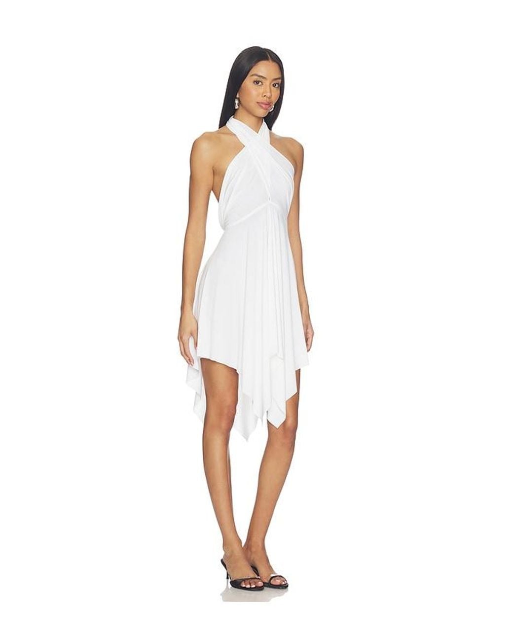 Norma Kamali White Convertible Dress