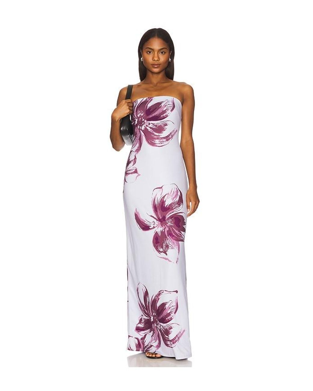 Lovers + Friends White Laila Gown