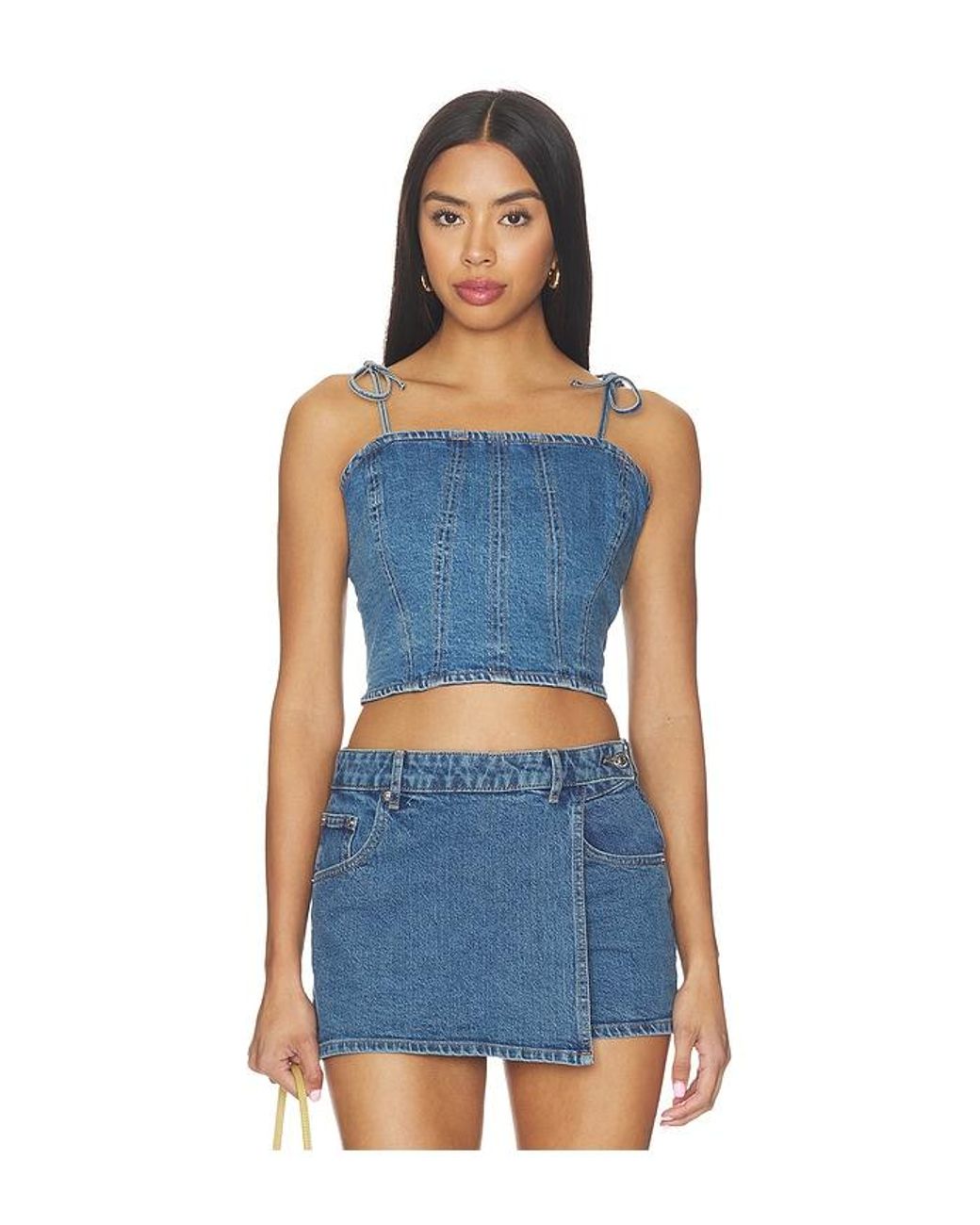 Steve Madden Blue Meaghan Top