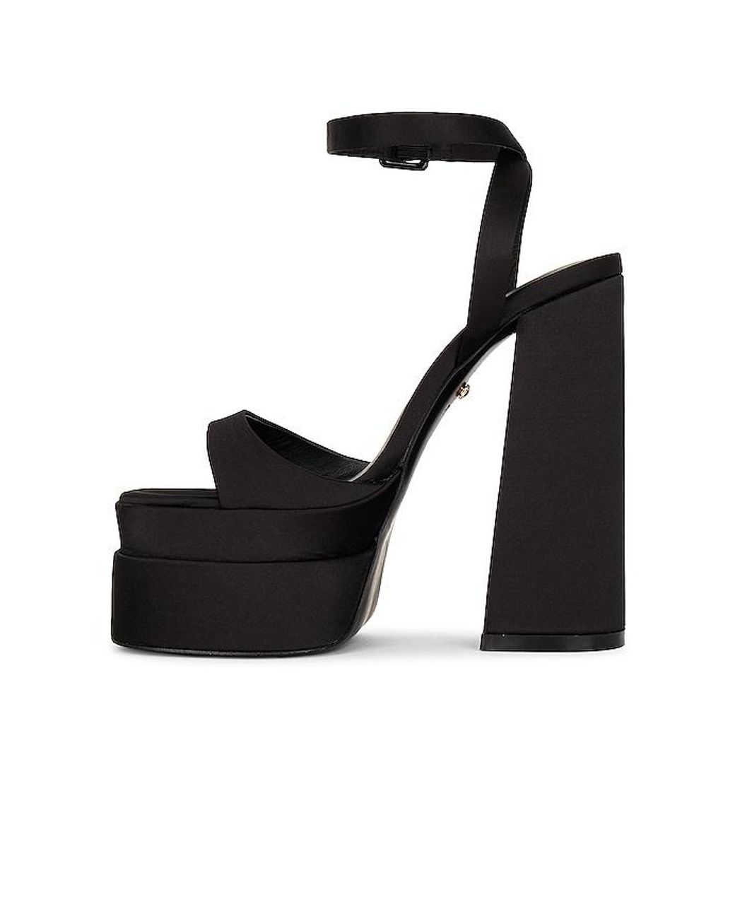 Raye Black Casia Ankle Strap Platform