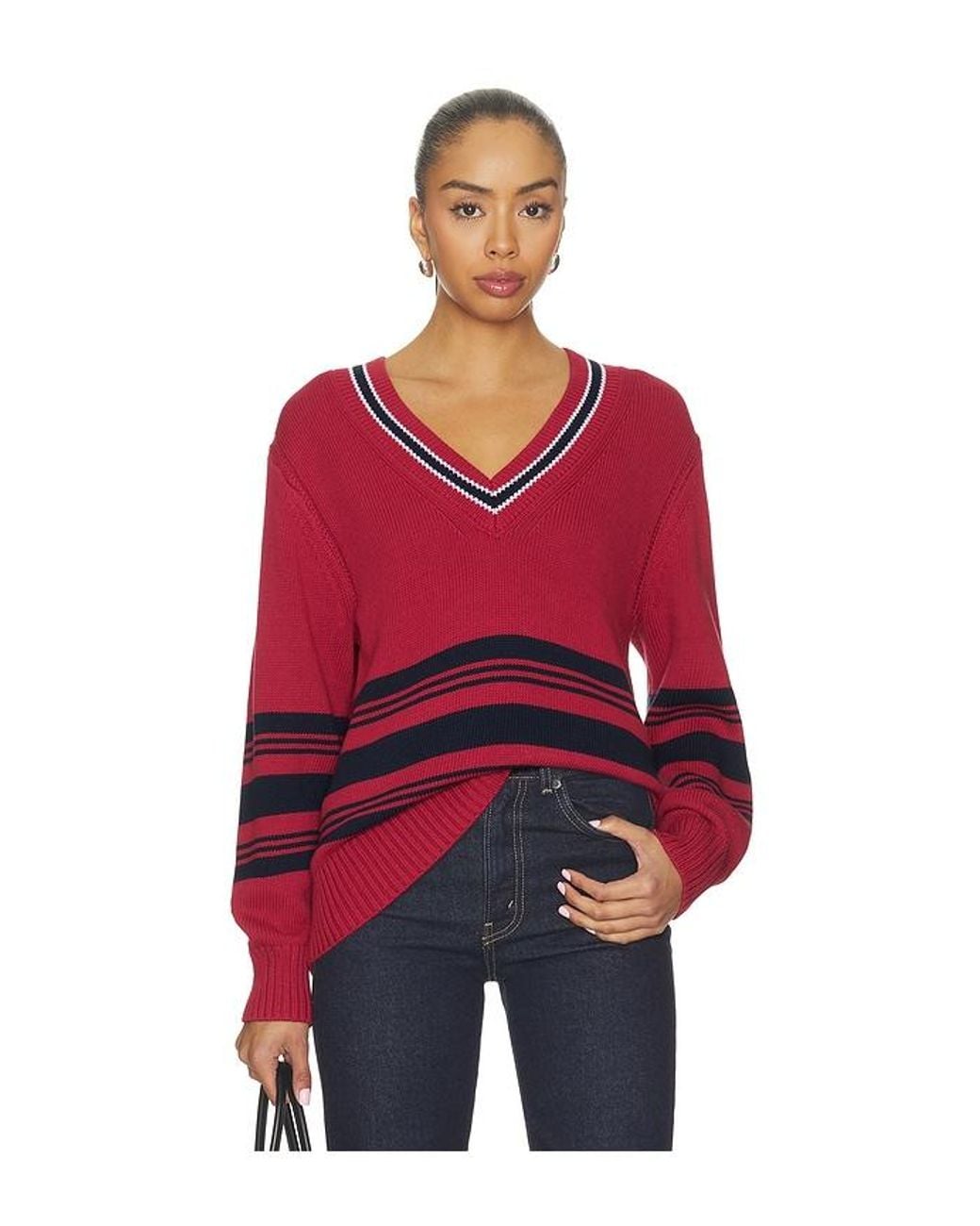 Astr Red Rocio Sweater