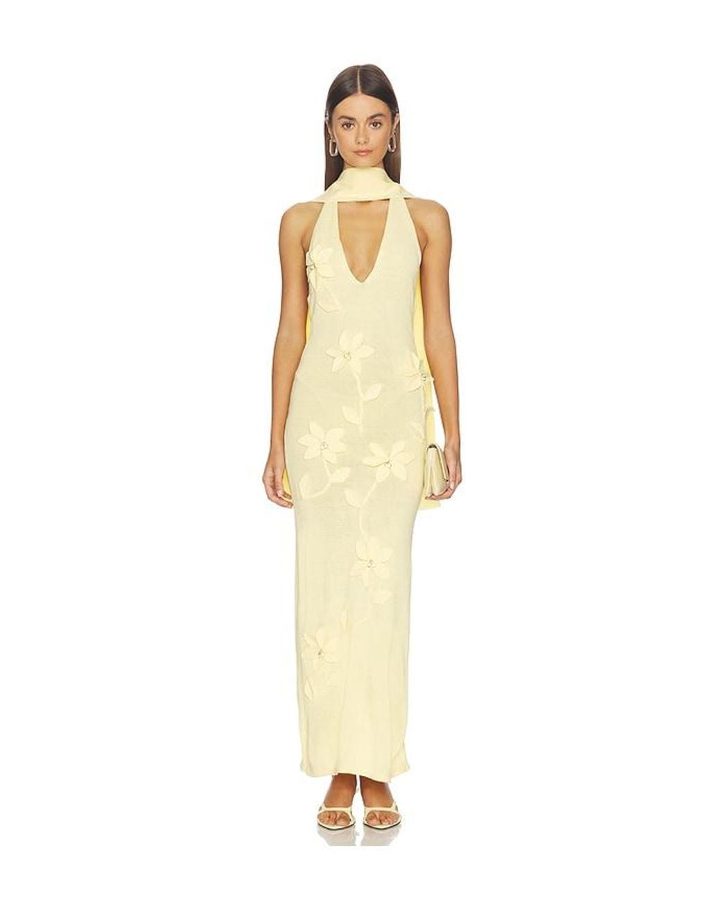 CAPITTANA Metallic Uchi Dress