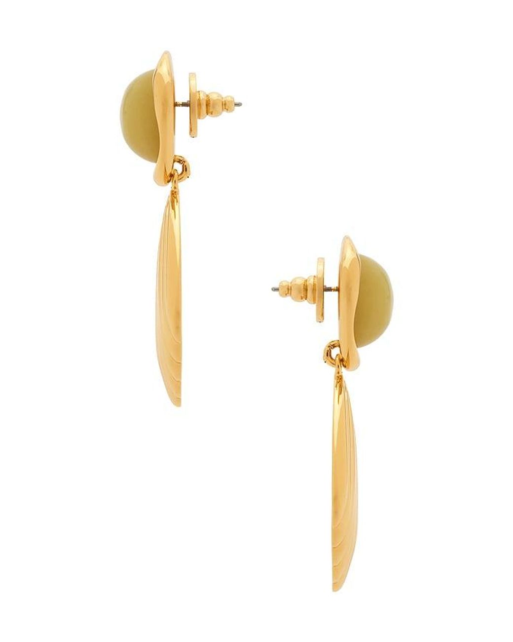 Lelet Metallic Goldie Drop Earrings