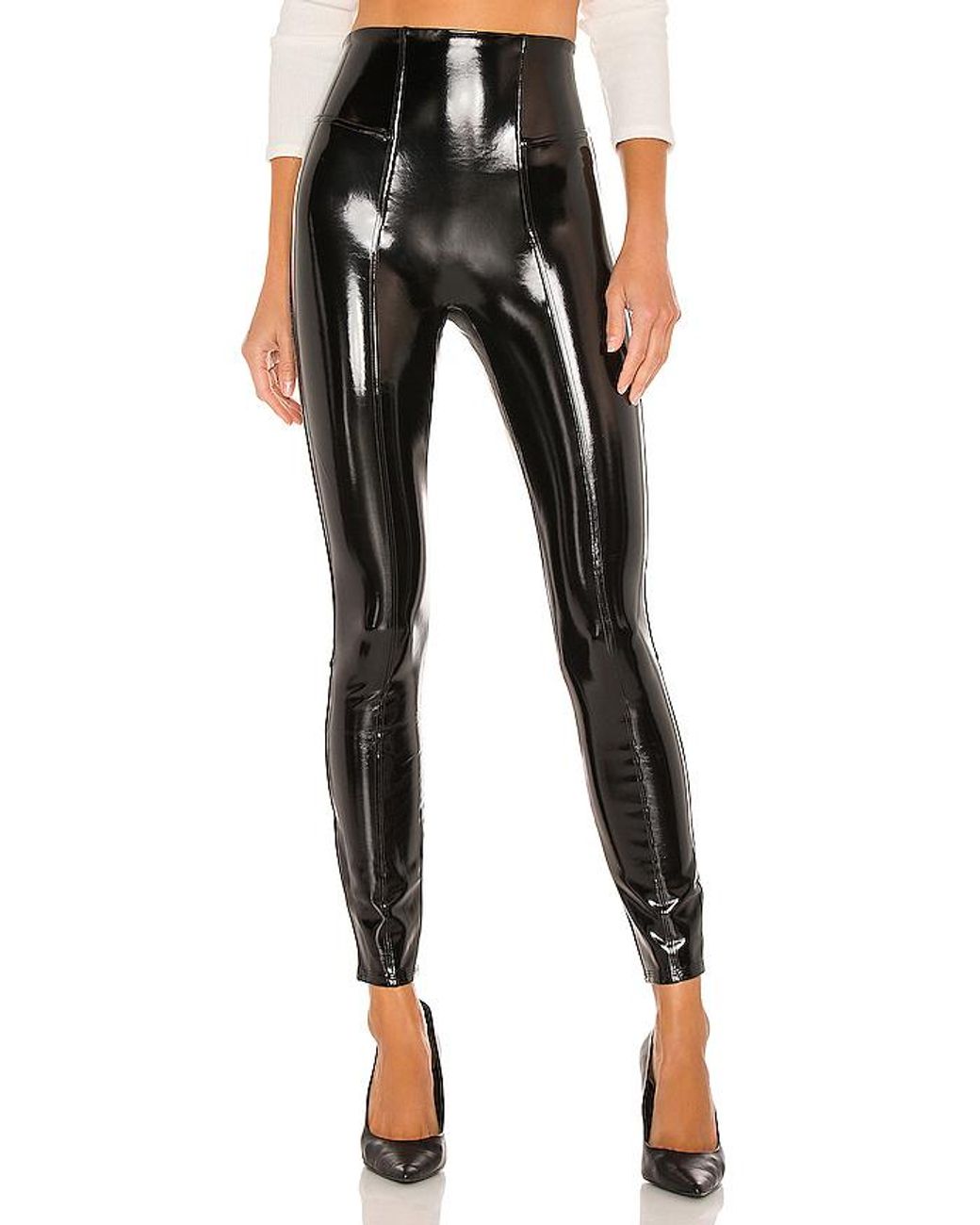 Spanx Faux Patent Leather Leggings in 