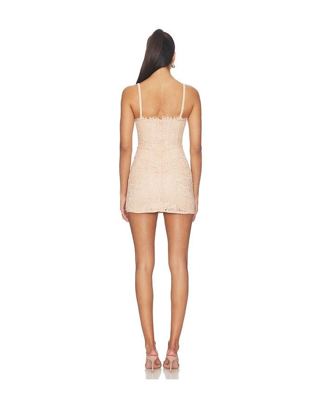Lovers + Friends Natural Hilly Mini Dress
