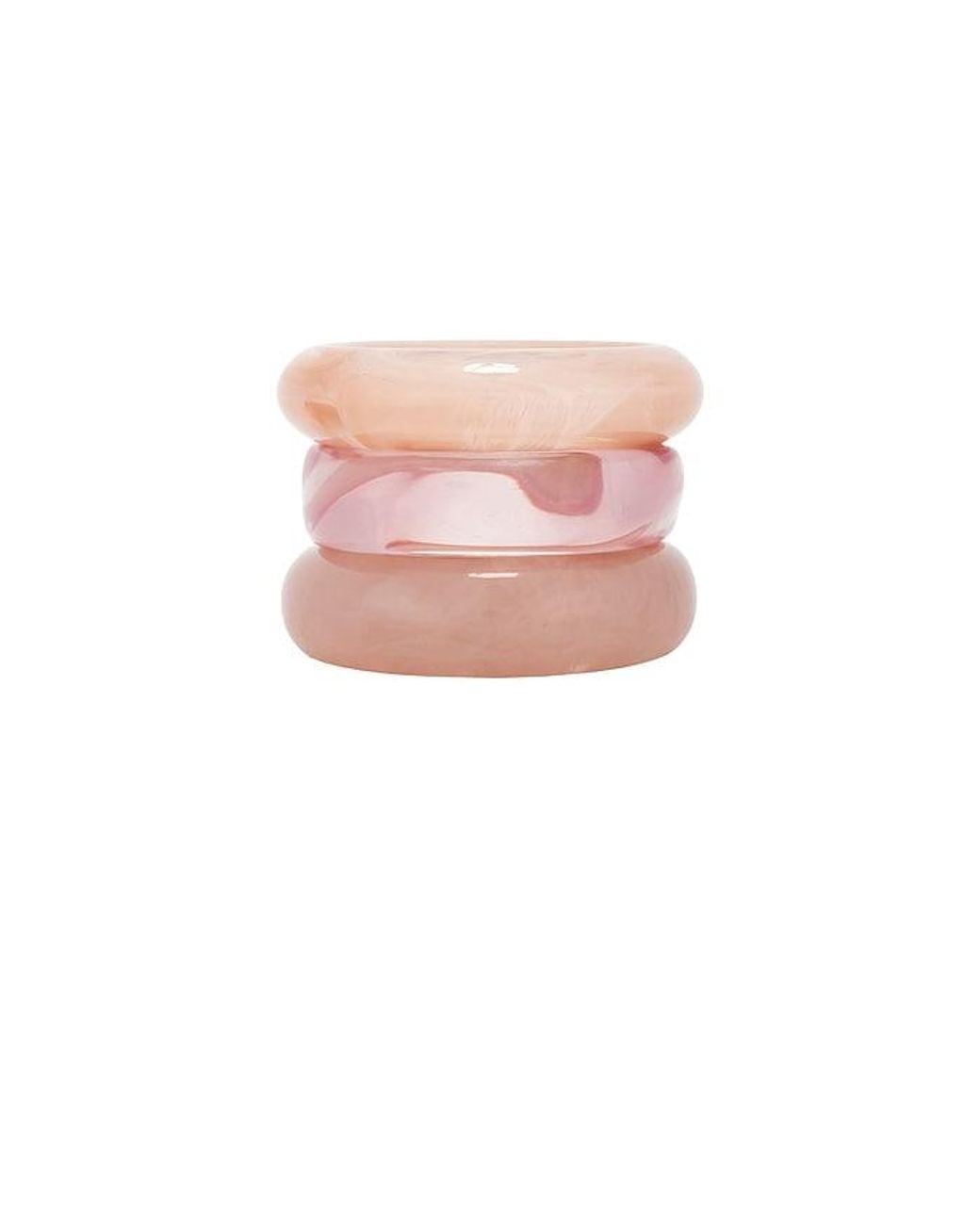 Luv Aj Pink The Formentera Bangle Set