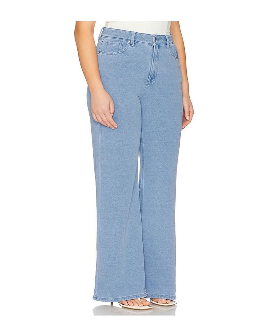 GOOD AMERICAN Blue Jeanius Good Ease Sweatpants