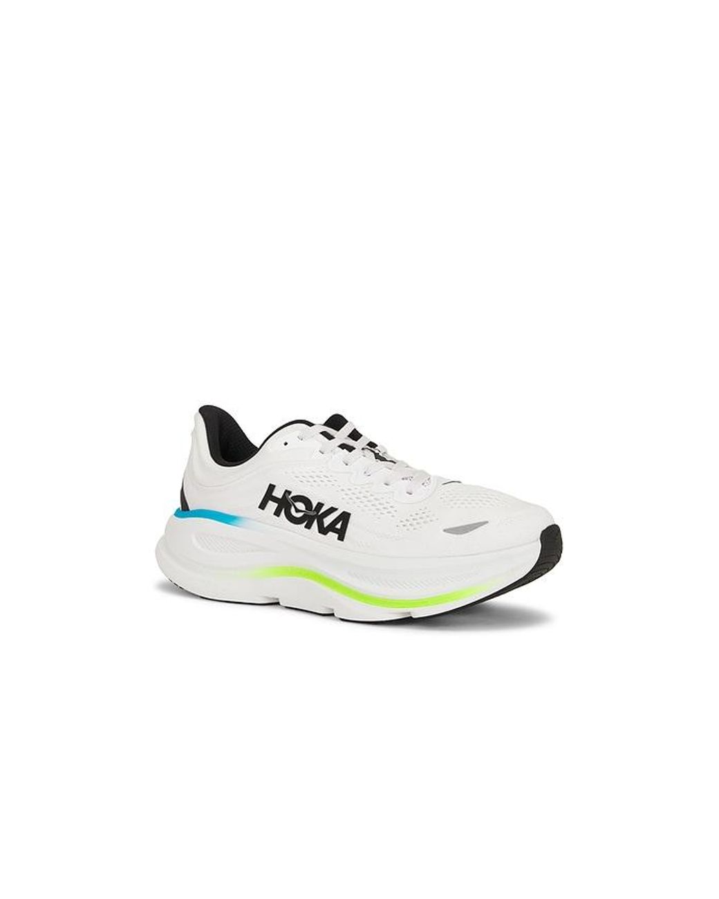 Hoka One One White Bondi 9 Sneaker for men