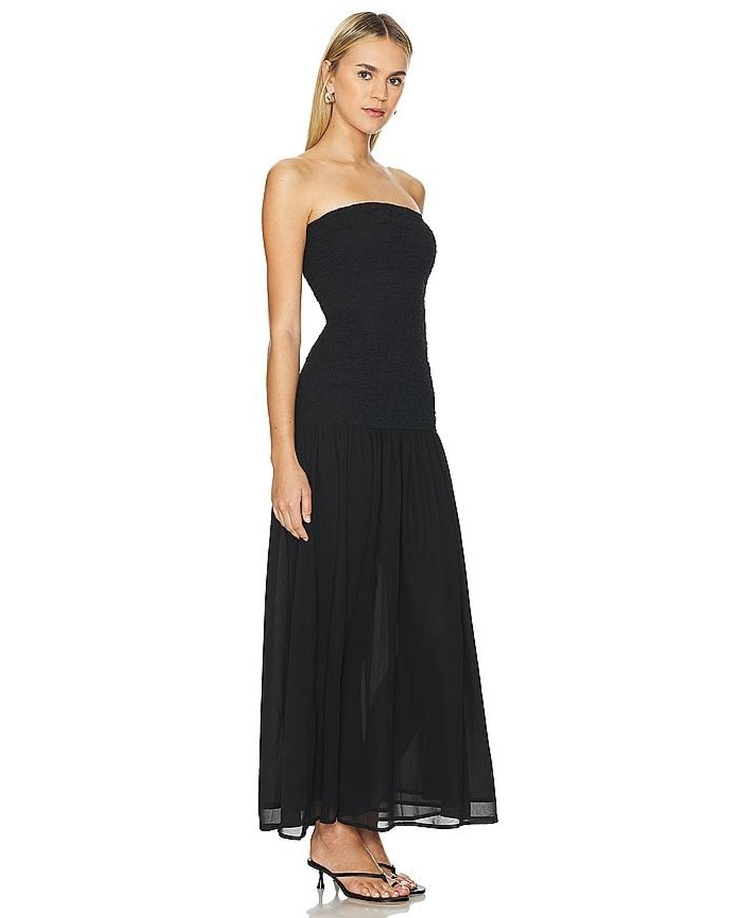 MORE TO COME Black Kian Maxi Dress