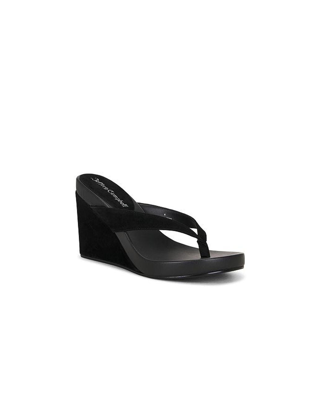 Jeffrey Campbell Black Liezel Flip Flop Sandal