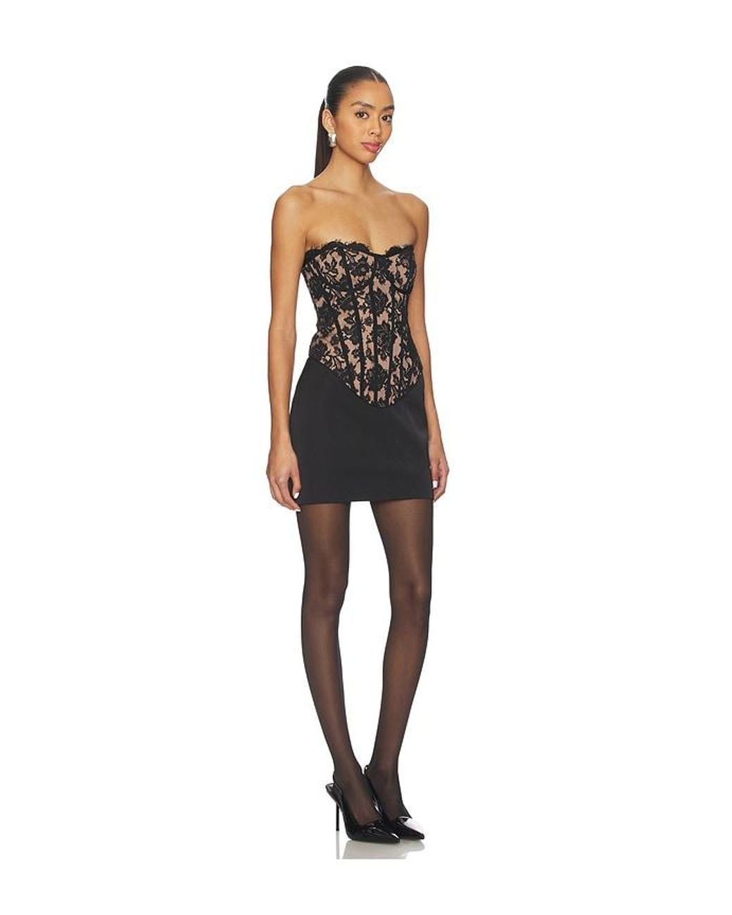 Nbd Black Dolly Mini Dress