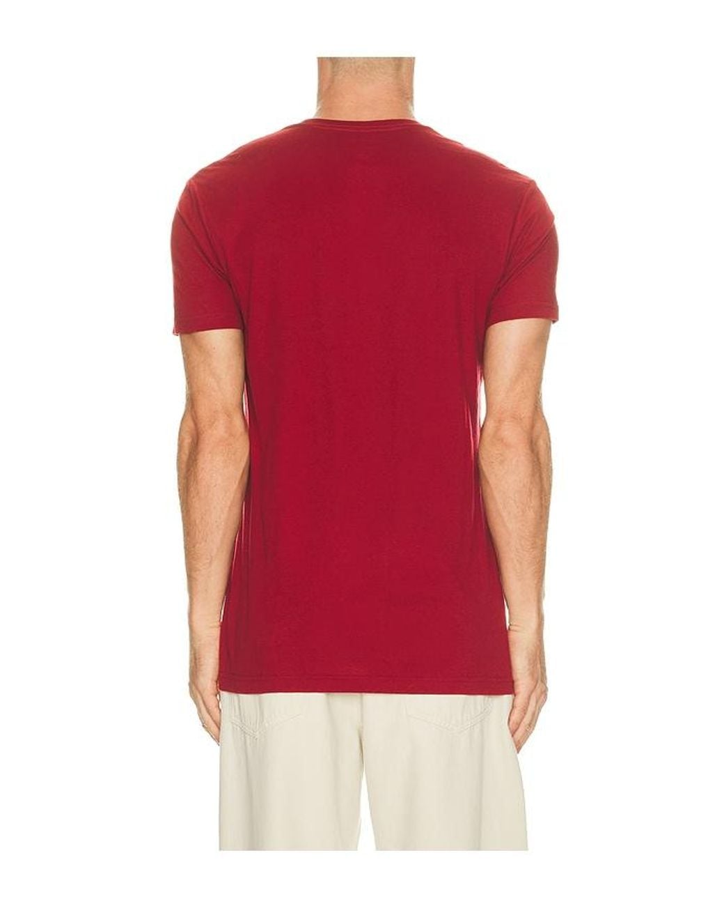 Polo Ralph Lauren Red Classic Fit Cotton 3 Pack Undershirt for men