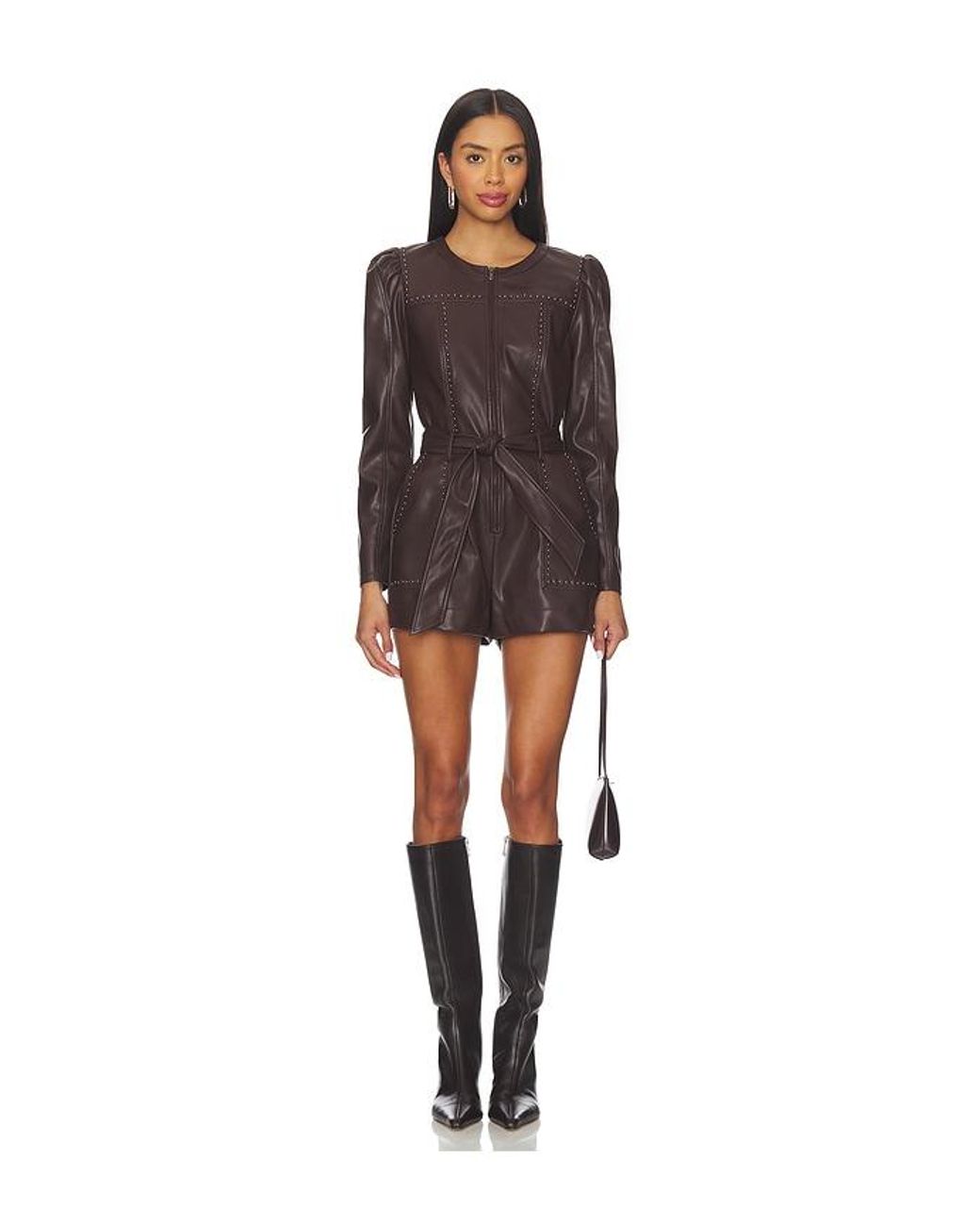 Saylor Black Lora Romper