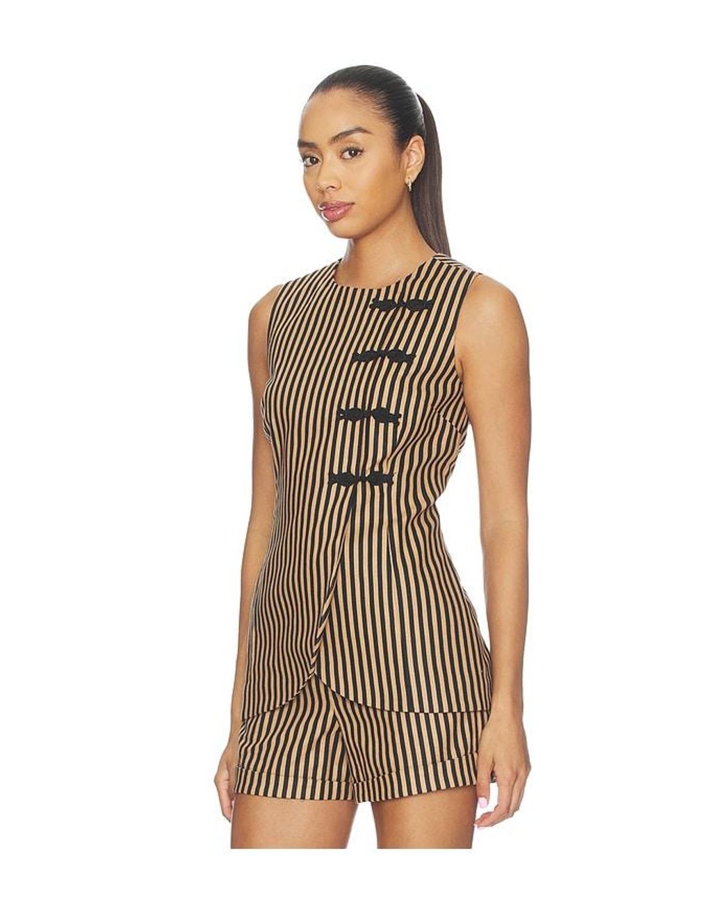 Simon Miller Natural Mavis Linen Top