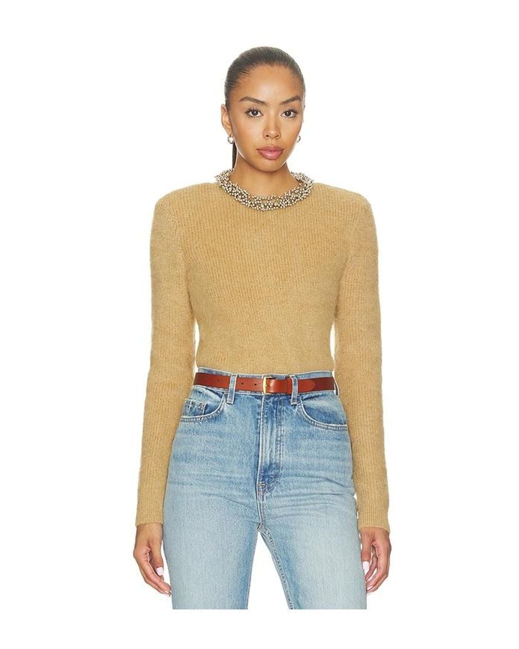 PULL JUMPER en Brown Self-Portrait en coloris Blue