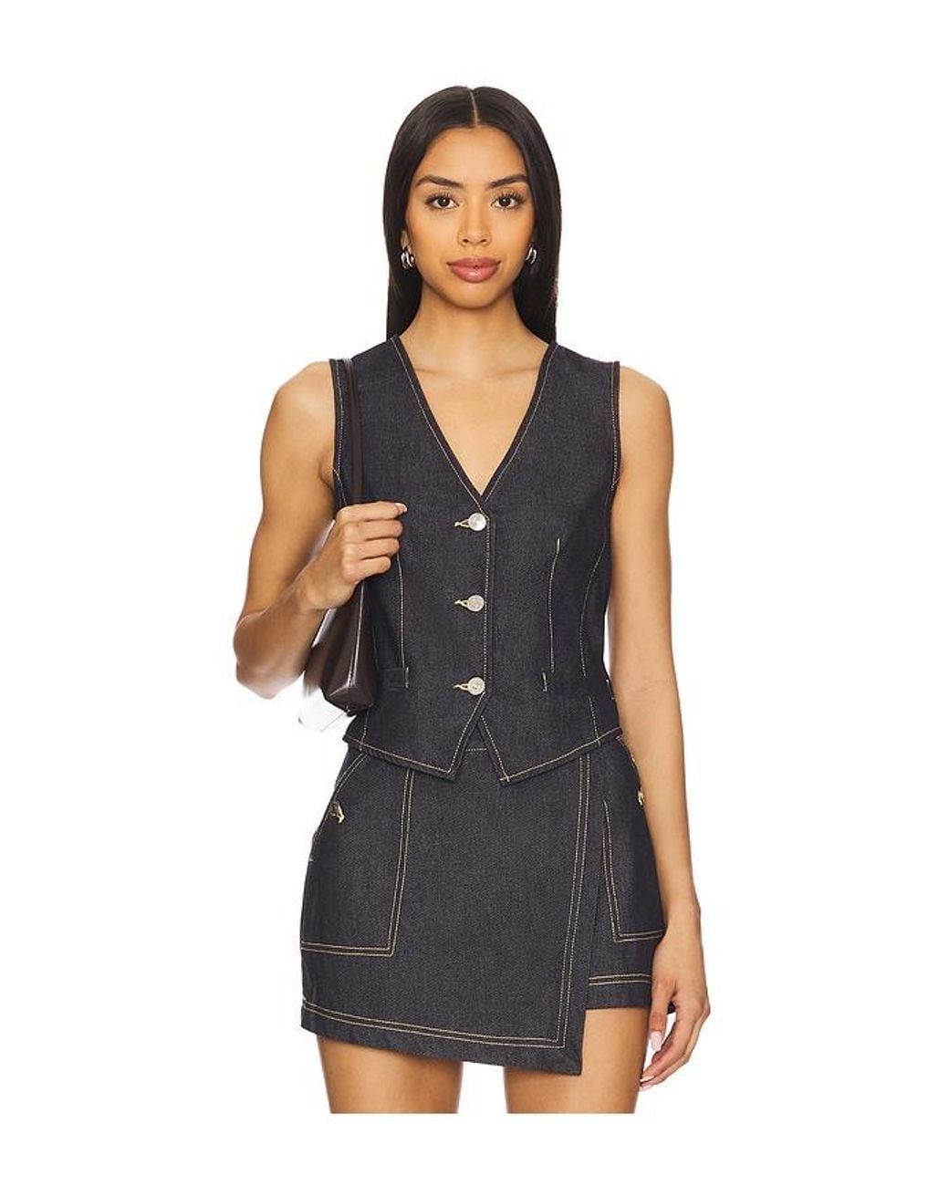 Steve Madden Blue Selene Vest