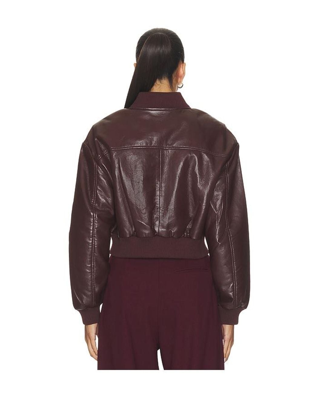 Citizens of Humanity Red Camille Moto Jacket
