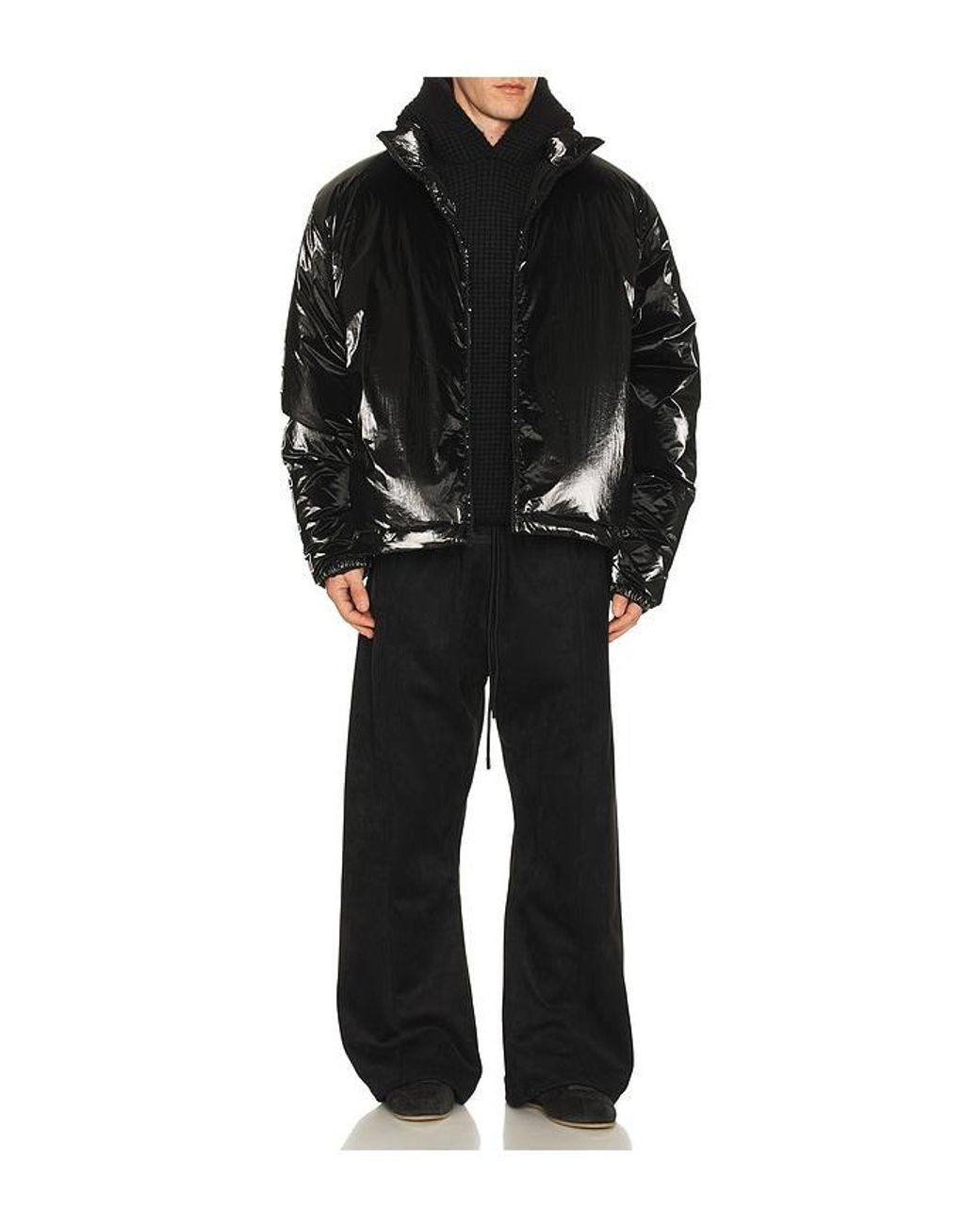 メンズ Fear Of God Puffer ダウンジャケット Black