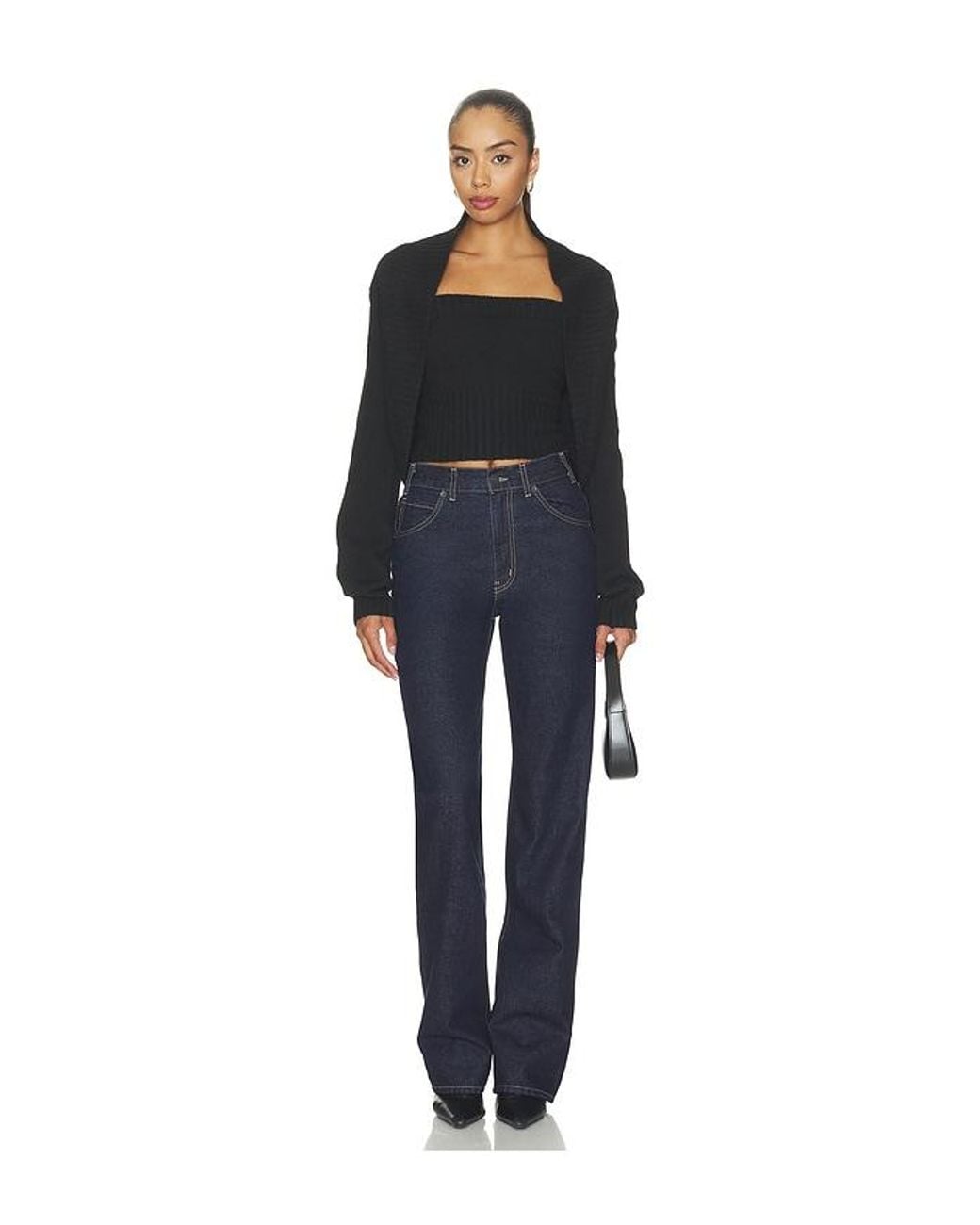 MORE TO COME Black Huntah Cardigan Set