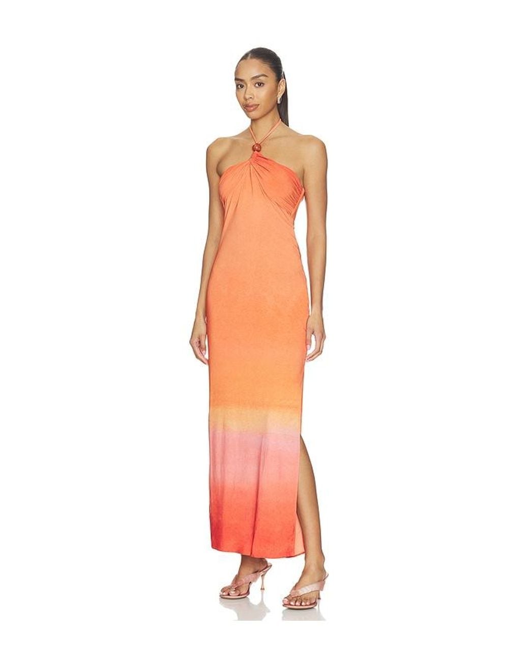 Baobab Orange Bari Maxi Dress