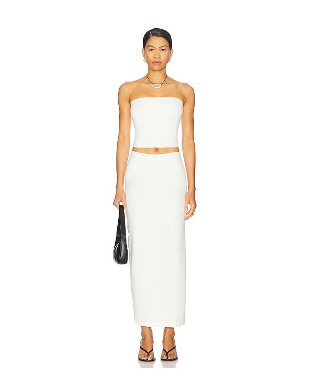Leset White Rio Bandeau Top
