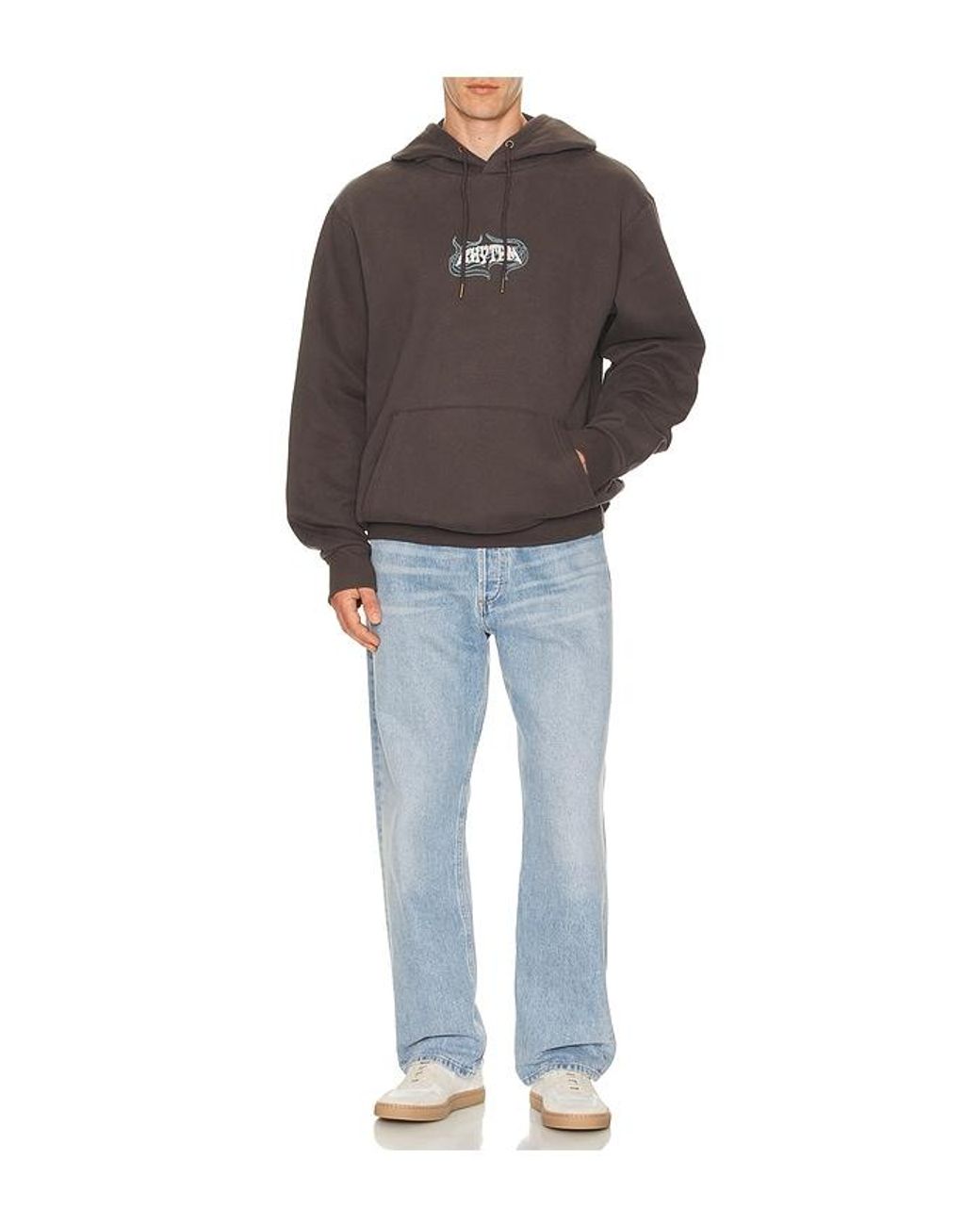 Rhythm Brown Dos Soles Fleece Hoodie for men