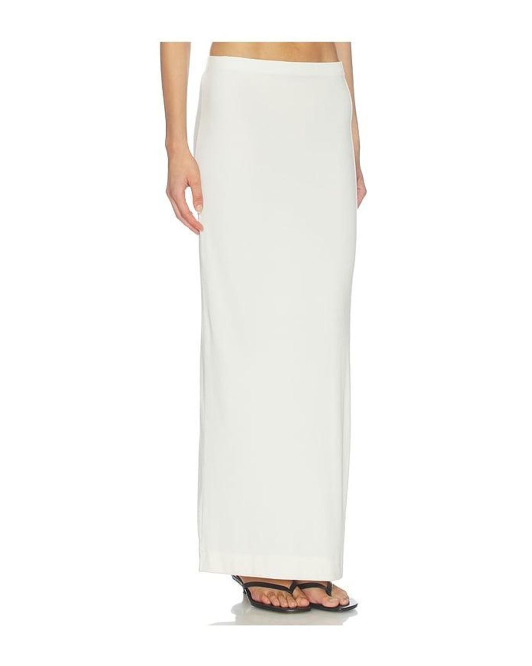 WAO White Maxi Skirt