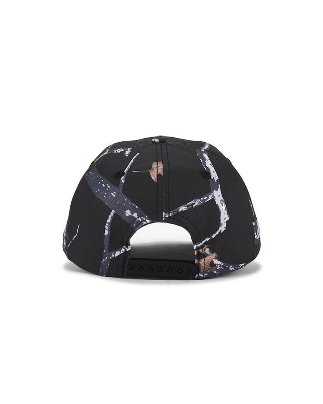 Autumn Headwear Black Camo 5 Panel Cap for men