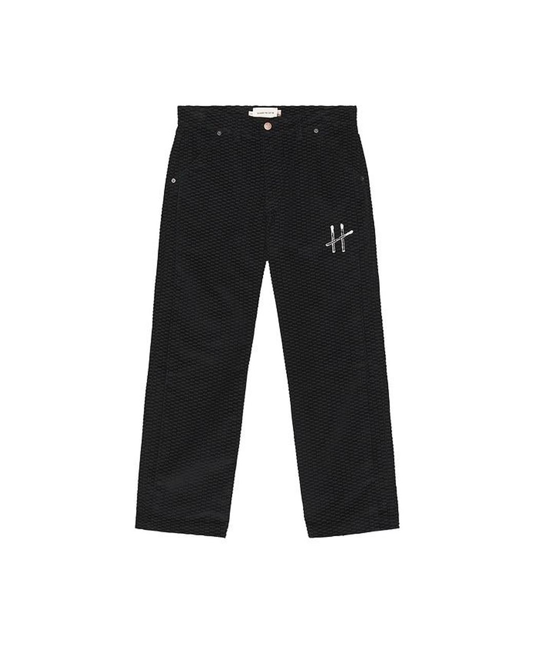 Honor The Gift Black Novelty Cord Pant for men