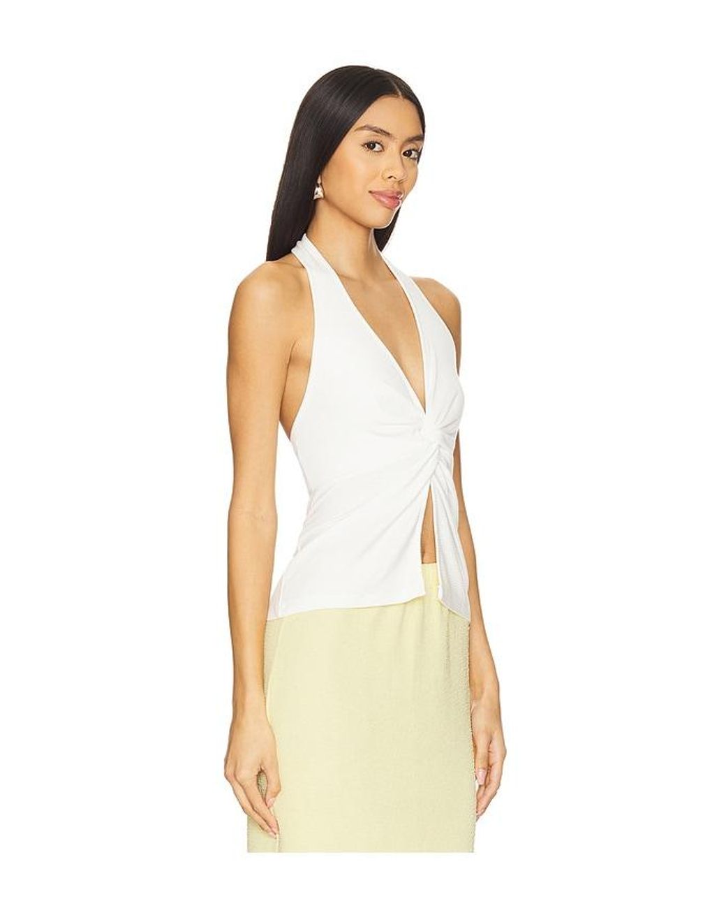 LSPACE Natural Callie Halter Top