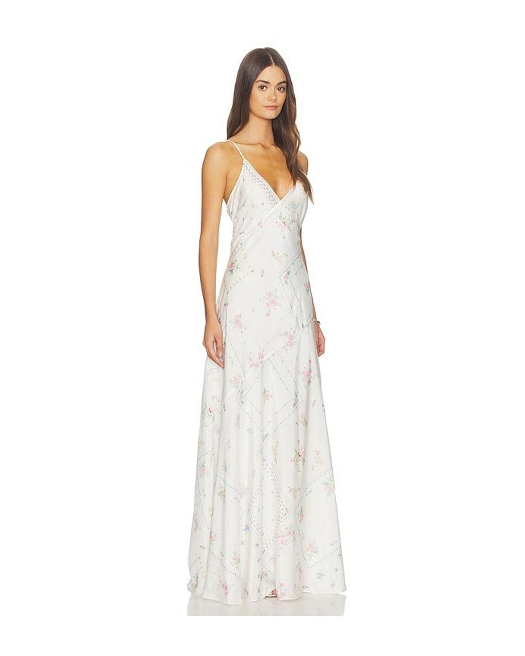 LoveShackFancy White Castilla Dress
