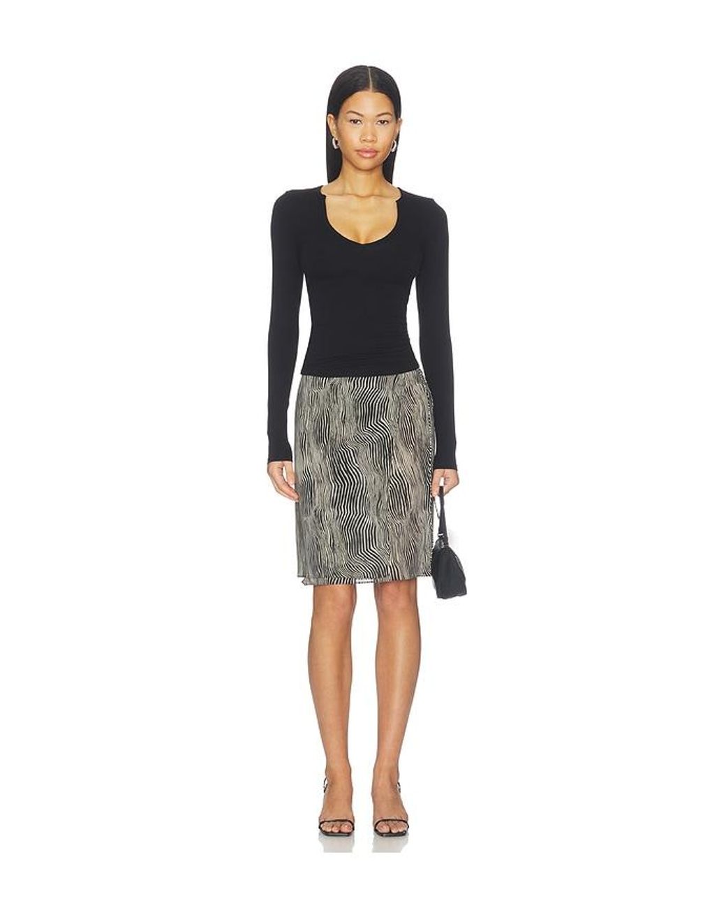geel Black Jolene Top