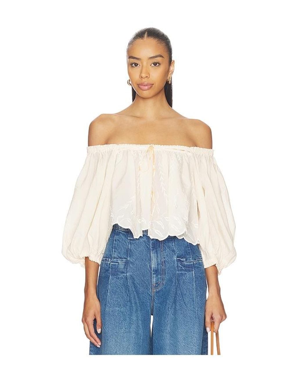 Free People Blue Bali Daydream Melody Top