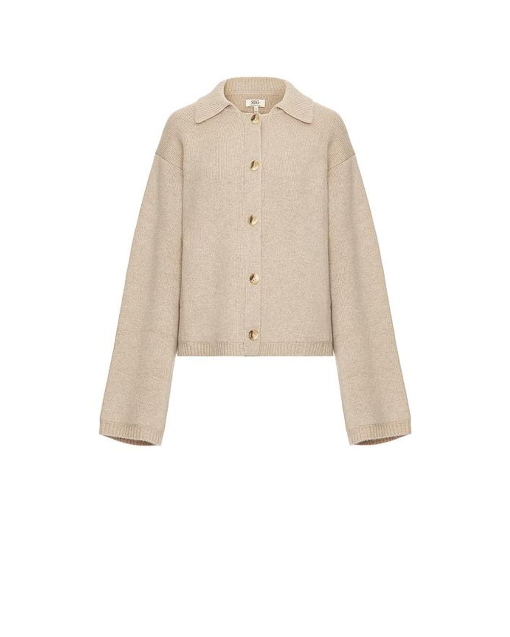 SRG Natural Orli Cashmere Cardigan